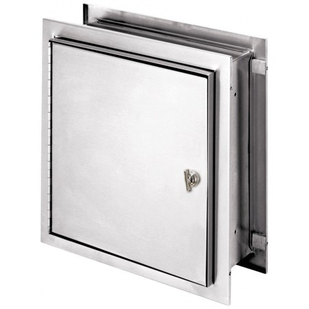 OMNIMED SS Recessed Pass-Thru Specimen Cabinet With Privacy Shield (5"-7.25"Wi 181786W784